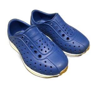 Native Robbie Water Shoes Blue Slip On Waterproof Kids Clog Kids Boys sz C7